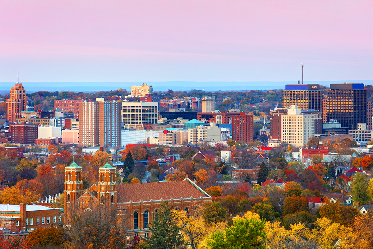 Autumn in Syracuse New York