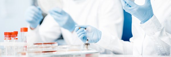 Laboratory assistants in the bacteriological department