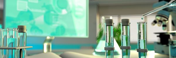 Lab Test Tubes In Pollution University Facility Drink Water Qu